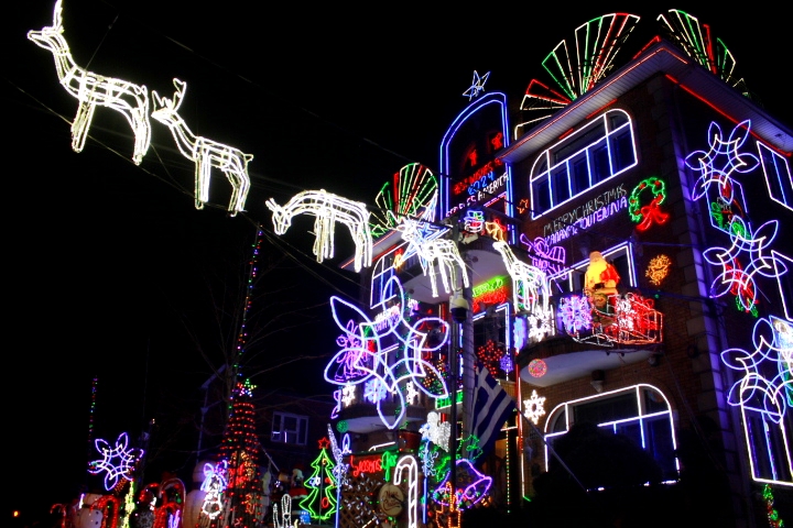 Sam the Greek's display might outdo every other house in Brooklyn's wonderland.