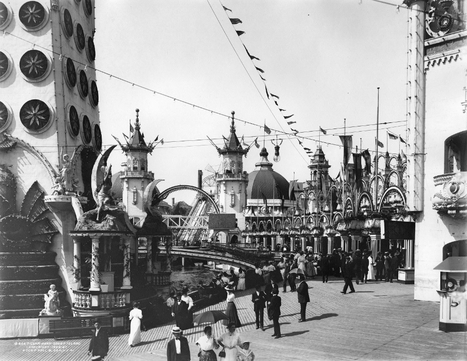 A picture of the original Luna Park, an enterprise by and for the people.