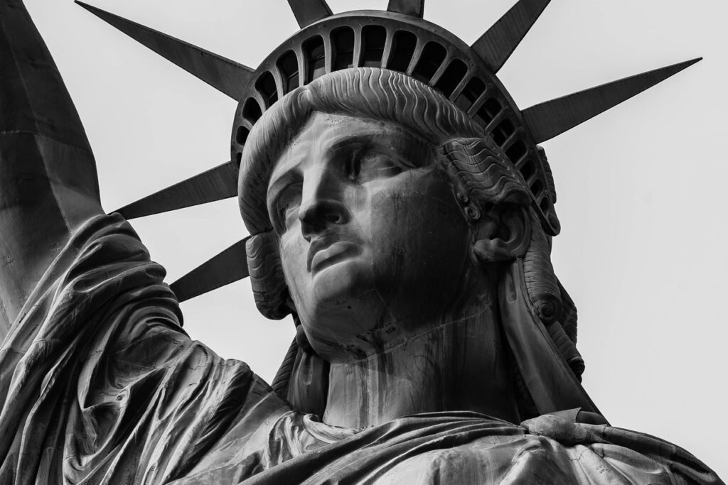 The Statue of Liberty is a symbol of freedom.