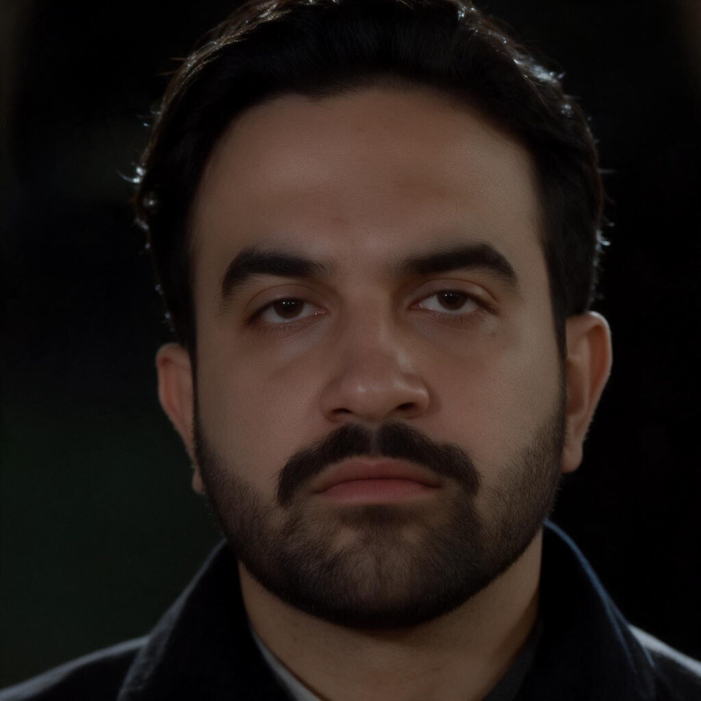 Zohran Mamdani has a scowl on his face and makes New York City on edge.